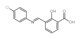 3-[(4-氯苯基)亚甲胺基]水杨酸