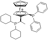 (R)-(-)-1[(S)-2-(二苯基膦)二茂铁]乙基二环己基膦