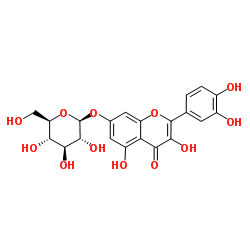 槲皮素-7-葡萄糖苷； 槲皮素-7-O-beta-D-吡喃葡萄糖苷