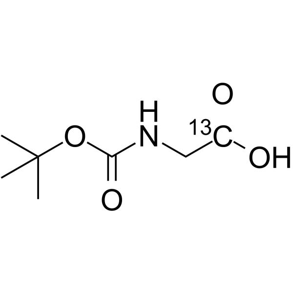 N-(叔丁氧基羰基)甘氨酸-1-13C