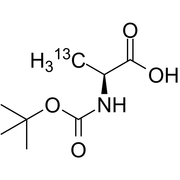 N-(叔丁氧羰基)-L-丙氨酸-3-13C