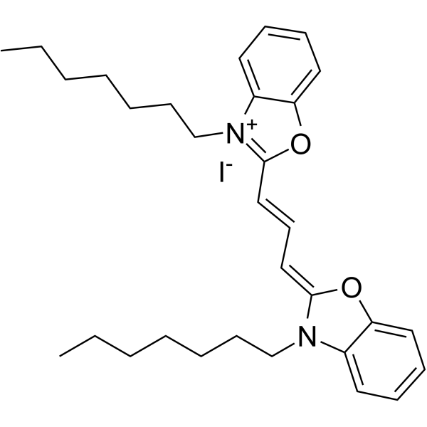 3,3′-二庚基氧化碳菁碘化物