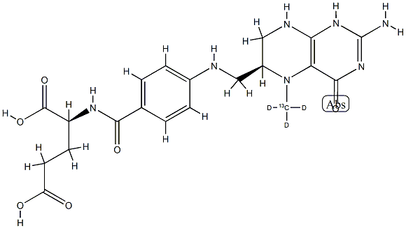 5-甲基四氢叶酸-[13C,D3]