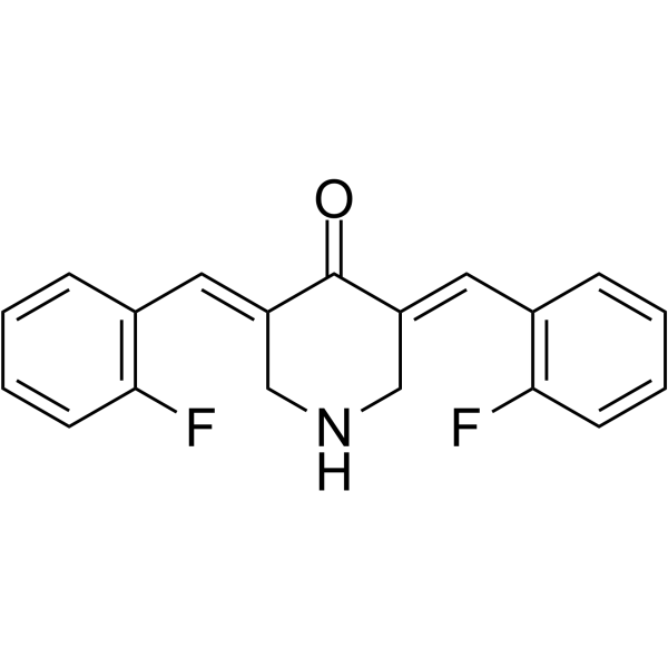 3,5-双[(2-氟苯基)亚甲基]-4-哌啶酮