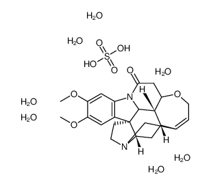 硫酸二甲基马钱子碱酯七水合物