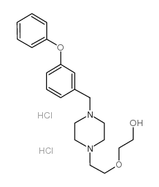 2-[2-[4-[(3-苯氧基苯基)甲基]-1-哌嗪基]乙氧基]乙醇