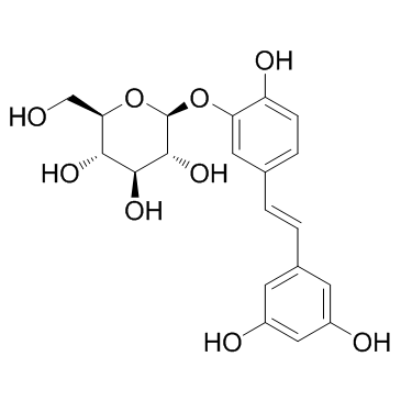 曲札茋苷、白皮杉醇-3'-O-葡萄糖苷