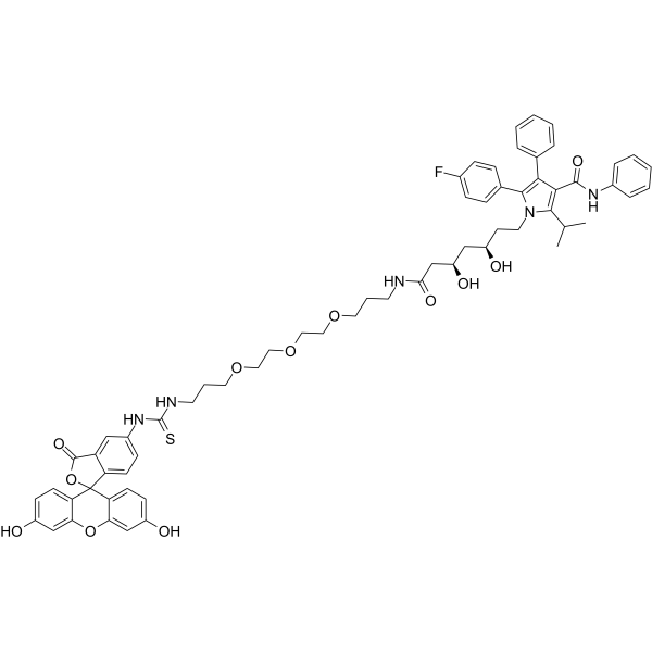 Atrovastatin-PEG3-FITC