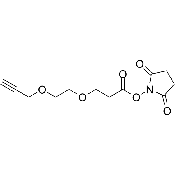 Propargyl-PEG2-NHS ester