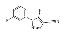 5 -氟- 1 -(3 -氟苯基)- 1H -吡唑-4-甲腈