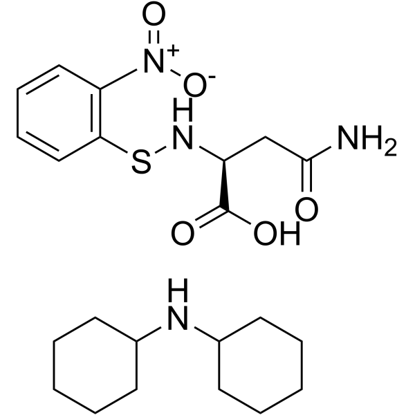 N-(2-硝基苯基亚磺酰)-l-天冬酰胺(二环己胺)