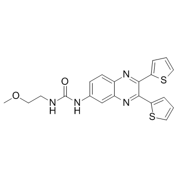 1-(2,3-二(噻吩-2-基)喹啉-6-基)-3-(2-甲氧基乙基)脲