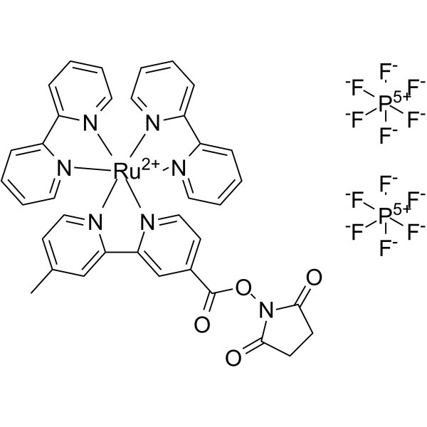 双(联吡啶)-4'-甲基-4-羰基吡啶钌-N-琥珀酰亚胺酯双六氟磷酸酯