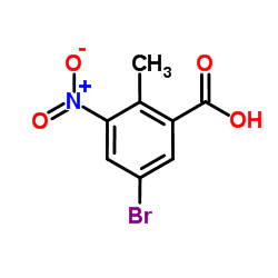 2-甲基-3-硝基-5-溴苯甲酸