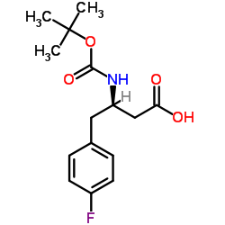 (S)-3-((叔丁氧羰基)氨基)-4-(4-氟苯基)丁酸