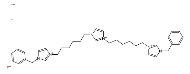 1,3-双[6-(3-苄基-1-咪唑)-己基]三氟咪唑鎓