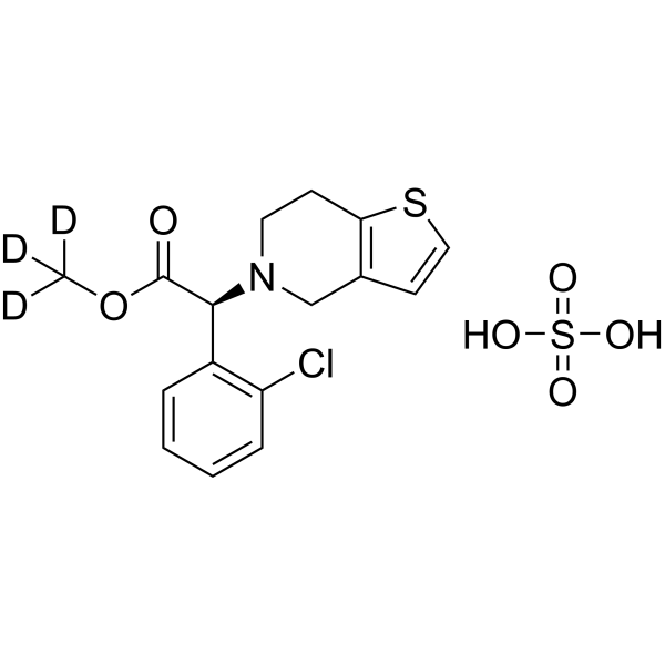 硫酸氢氯吡格雷-d3