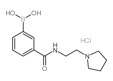 3-(2-(吡咯烷-1-基)乙基氨基甲酰)苯硼酸盐酸盐