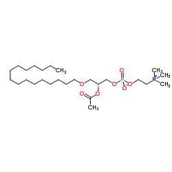 1-O-十六烷基-2-乙酰基-sn-甘油-3-磷酸胆碱