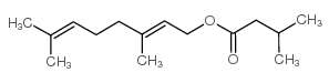 (E)-3,7-二甲基-2,6-辛二烯醇3-甲基丁酸酯