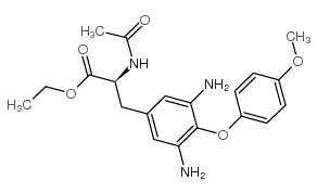 3,5-二氨基-4-(4-甲氧苯氧基)-N-乙酰-L-苯丙氨酸乙酯