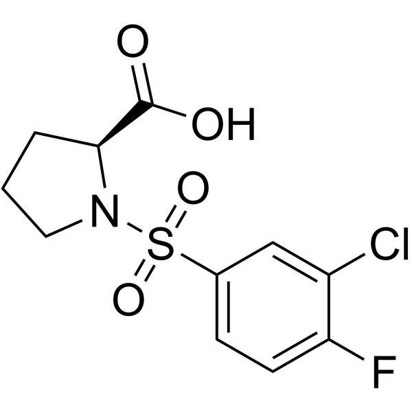 ((3-Chloro-4-fluorophenyl)sulfonyl)proline