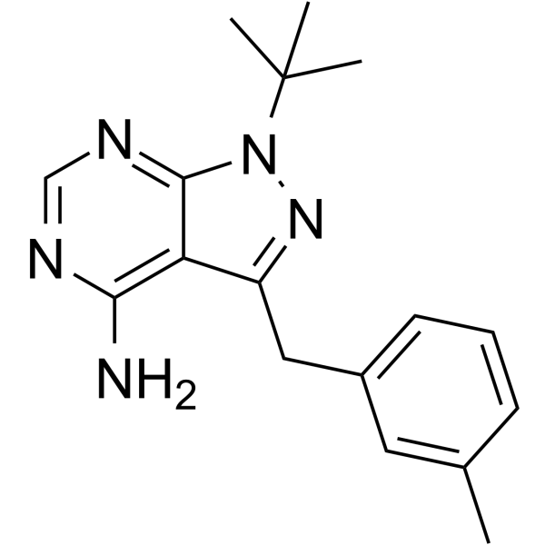 4-氨基-1-叔丁基-3-(3-甲基苄基)吡唑并[3,4-d]嘧啶