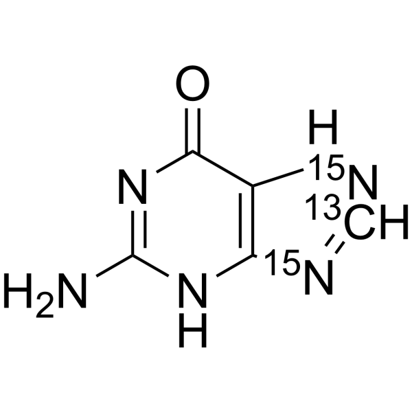 鸟嘌呤-13C,15N2