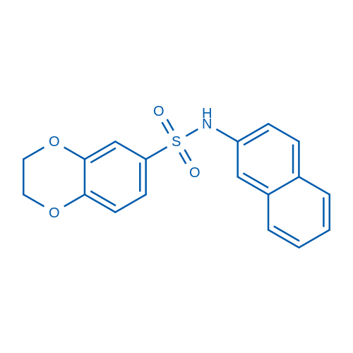 N-(萘-2-基)-2,3-二氢苯并[b][1,4]二噁烷-6-磺酰胺