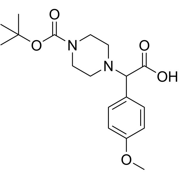 2-(4-Boc-哌嗪-1-基)-2-(4-甲氧苯基)乙酸