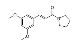 (2E)-3-(3,5-二甲氧基苯基)-1-(1-吡咯烷基)-2-丙烯-1-酮