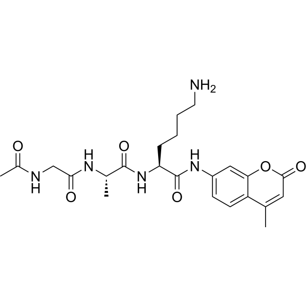 Ac-Gly-Ala-Lys-AMC trifluoroacetate salt