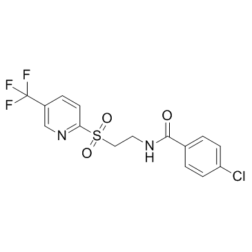 4-氯-N-[2-[[5-(三氟甲基)-2-吡啶基]磺酰基]乙基]-苯甲酰胺