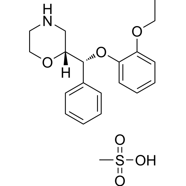 (R,R)-Reboxetine mesylate