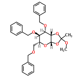 3,4,6-三-O-苄基-beta-D-吡喃甘露糖-1,2-(甲基原乙酸酯)