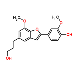 2-(4-羟基-3-甲氧基苯基)-7-甲氧基-5-苯并呋喃丙醇