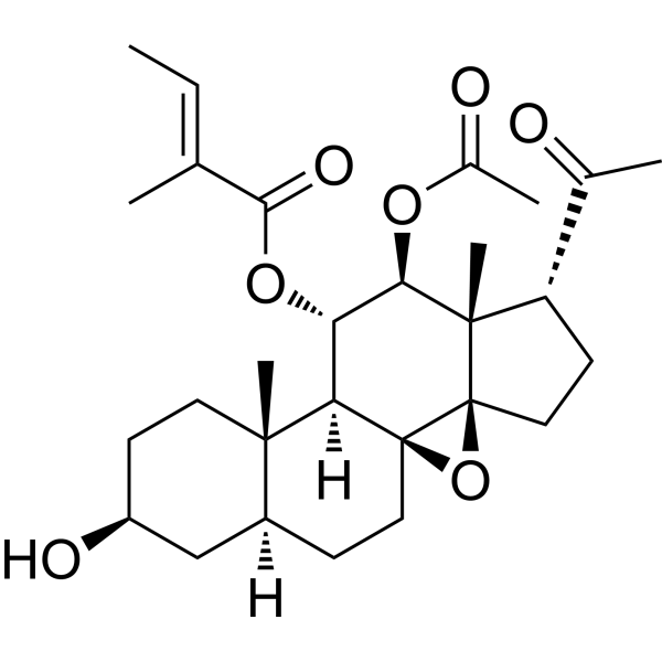 11α-丁烯酰基-12β-乙酰基通关藤苷元B