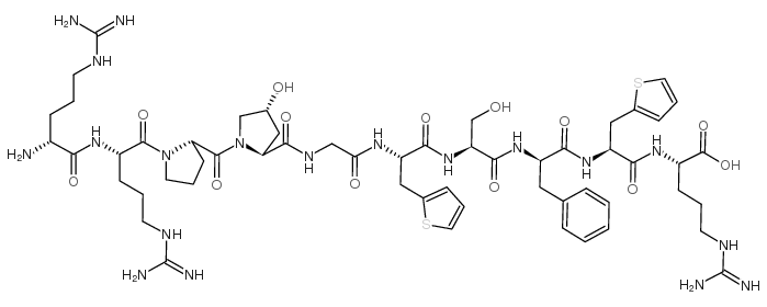 D-ARG-[HYP3,THI5,8,D-PHE7–BRADYKININ