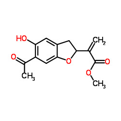 (2S)-6-乙酰基-2,3-二氢-5-羟基-ALPHA-亚甲基-2-苯并呋喃乙酸甲酯