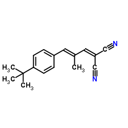 反-2-[3-(4-叔丁基苯基)-2-甲基-2-亚丙烯基]丙二腈