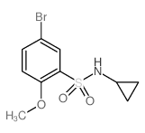 5-溴-N-环丙基-2-甲氧基苯磺酰胺