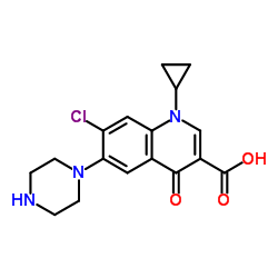 7-氯-1-环丙基-4-氧代-6-(哌嗪-1-基)-1,4-二氢喹啉-3-羧酸