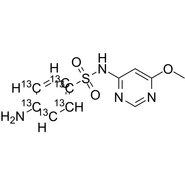 磺胺间甲氧嘧啶-13C6 半水化合物