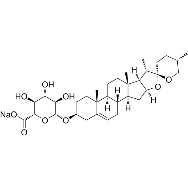 薯蓣皂苷元-3-O-β-D-葡萄糖醛酸钠