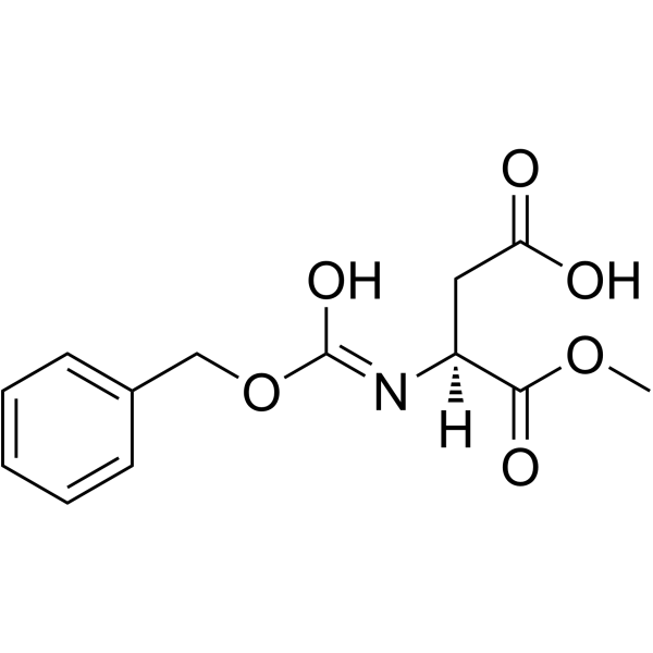 |N|-苄氧羰基-L-天冬氨酸 1-甲酯(图1)