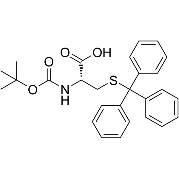 N-叔丁氧羰基-S-三苯甲基-L-半胱氨酸