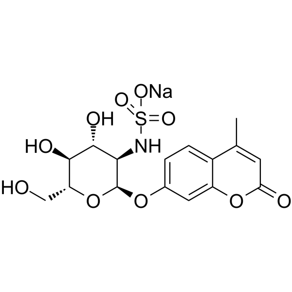 4-甲基香豆素-2-磺胺-2-去氧基-Α-D-葡糖苷酸钠盐