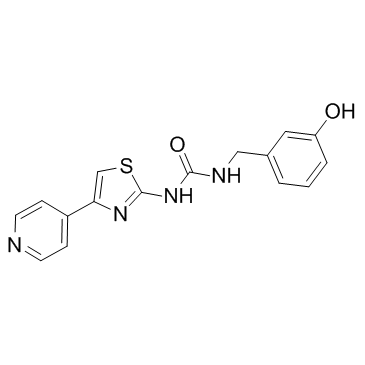 1-(3-羟基苄基)-3-[4-(吡啶-4-基)噻唑-2-基]脲