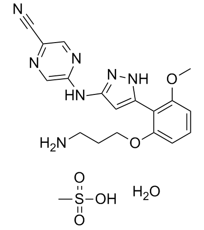 Prexasertib甲磺酸盐水合物