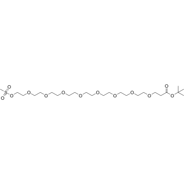 Ms-PEG8-Boc